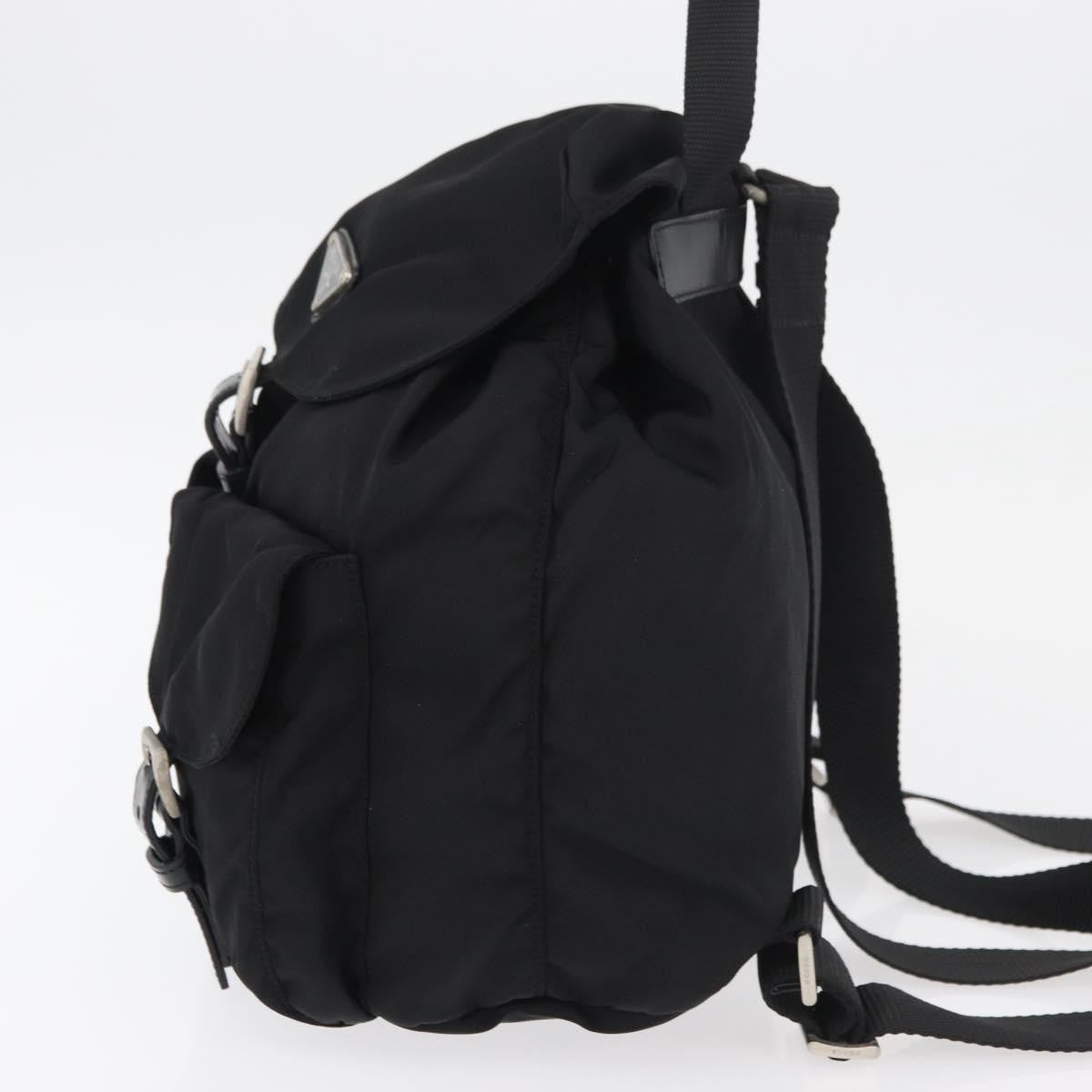 Prada Sac à dos Re-nylon nylon, Black, Nylon, Backpack