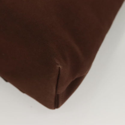 Hermes Troca Horizontal Tote Canvas, BROWN, CANVAS, Tote bag