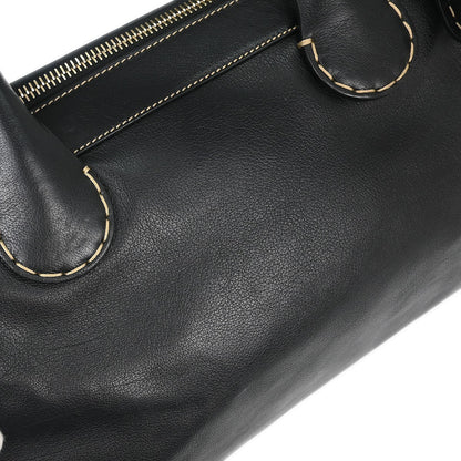 Chloe Edith NM Satchel Leather, BLACK, LEATHER, Handbag