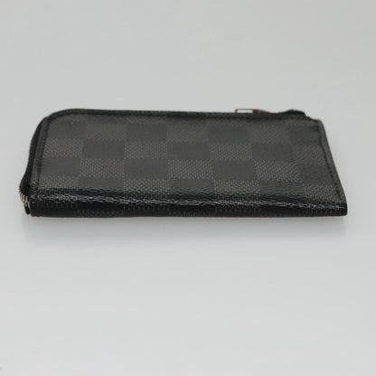 Louis Vuitton Porte-Monnaie NM Wallet Damier Graphite, GRAY, CANVAS, Wallets
