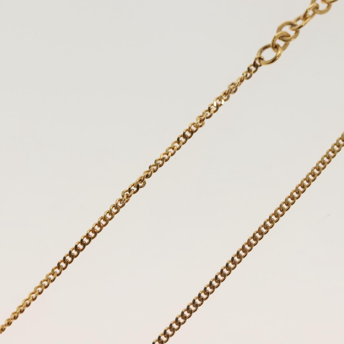 Christian Dior CD Pendant Necklace Gold-plated, GOLD, METAL, Necklace