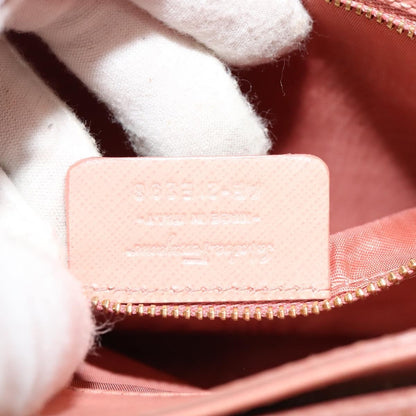 Salvatore Ferragamo Vala Shoulder Bag Leather, PINK, LEATHER, Shoulder bag