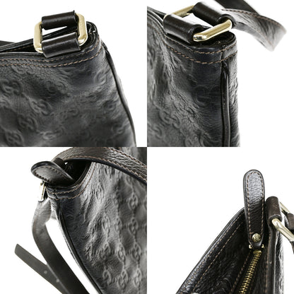 Gucci Guccissima Shoulder bag, Brown, Leather, Shoulder Bag