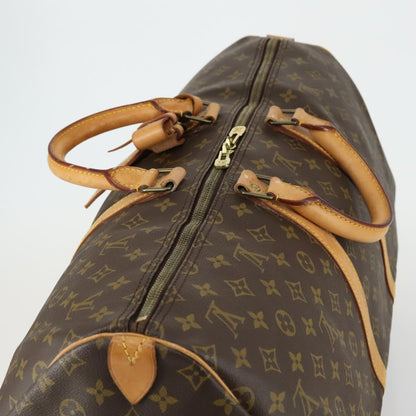 Louis Vuitton Keepall Bag Monogram Canvas, BROWN, CANVAS, Travel bag