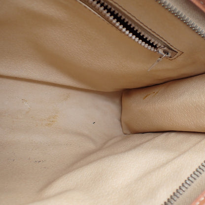 Celine Macadam Pochette Canvas and Leather, BROWN, CANVAS, Clutche & pouche