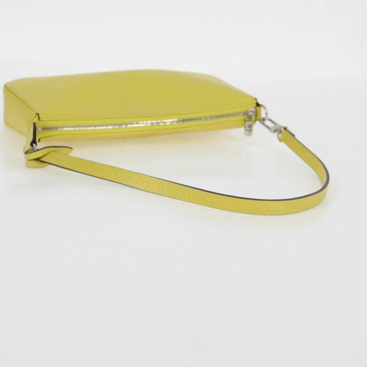 Louis Vuitton Pochette Accessoires NM Epi Leather, YELLOW, LEATHER, Clutche & pouche