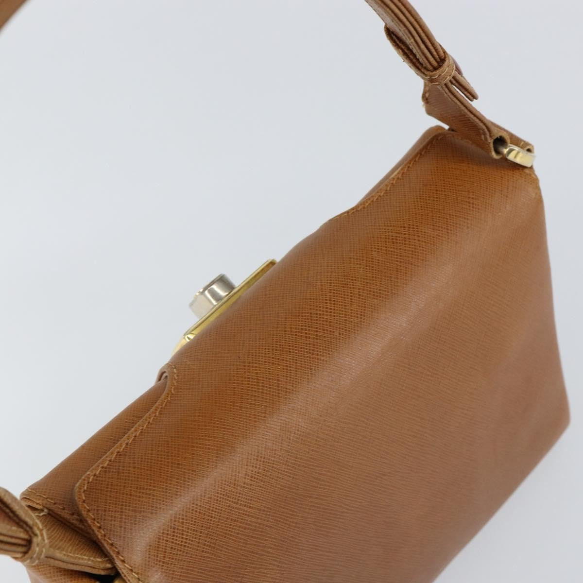 Gucci Vintage Shoulder Bag Leather, BROWN, LEATHER, Shoulder bag