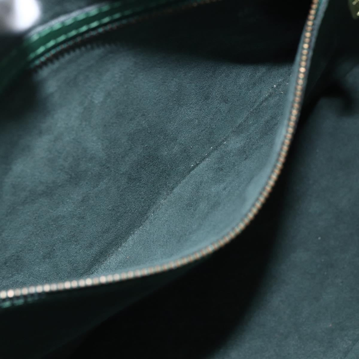 Louis Vuitton Lussac Handbag Epi Leather, GREEN, LEATHER, Handbag
