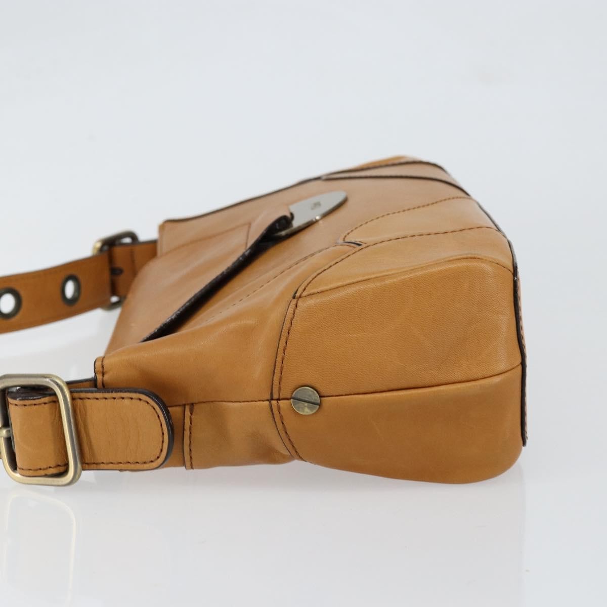 Chloe Vintage handbag Leather, BROWN, LEATHER, Shoulder bag