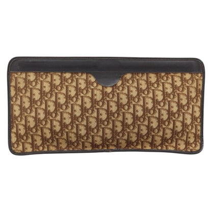 Christian Dior Vintage Trotter Pouch Canvas, BROWN, CANVAS, Clutche & pouche