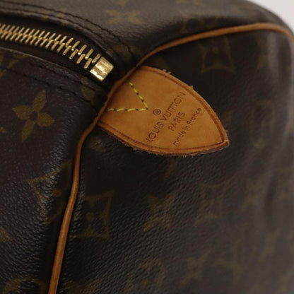 Louis Vuitton Keepall Bag Monogram Canvas, BROWN, CANVAS, Travel bag