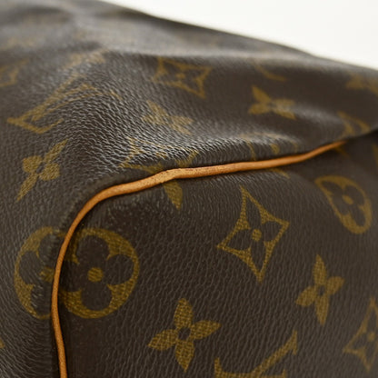 Louis Vuitton Speedy Handbag Monogram Canvas, BROWN, CANVAS, Handbag