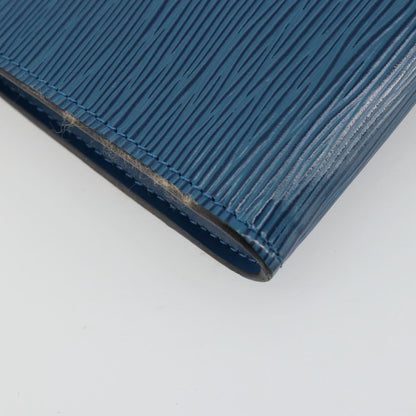 Louis Vuitton Pochette Accessoires Epi Leather, Blue, Leather, Clutch