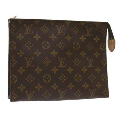 Louis Vuitton Poche Toilette NM Monogram Canvas, BROWN, CANVAS, Toiletry Case
