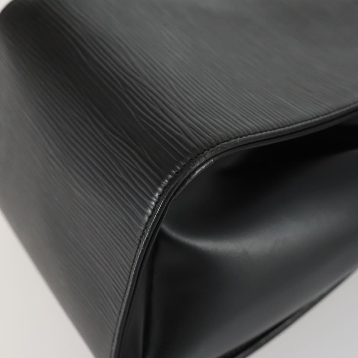 Louis Vuitton Minuit Handbag Epi Leather, BLACK, LEATHER, Shoulder bag