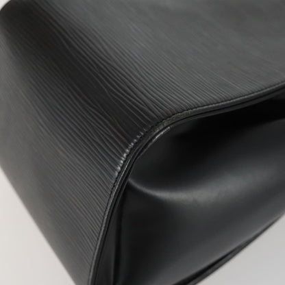 Louis Vuitton Minuit Handbag Epi Leather, BLACK, LEATHER, Shoulder bag