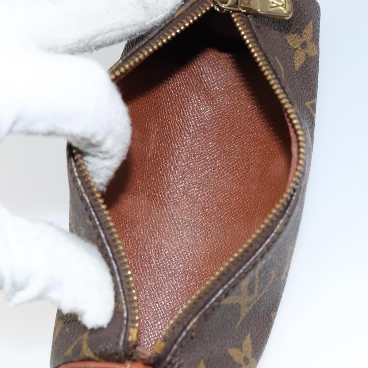 Louis Vuitton Papillon Pochette Monogram Canvas, BROWN, CANVAS, Clutche & pouche