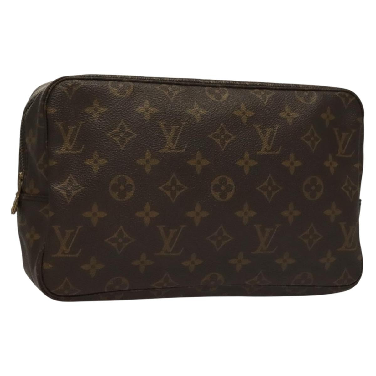 Louis Vuitton Trousse Toilette Monogram Canvas, BROWN, CANVAS, Clutche & pouche