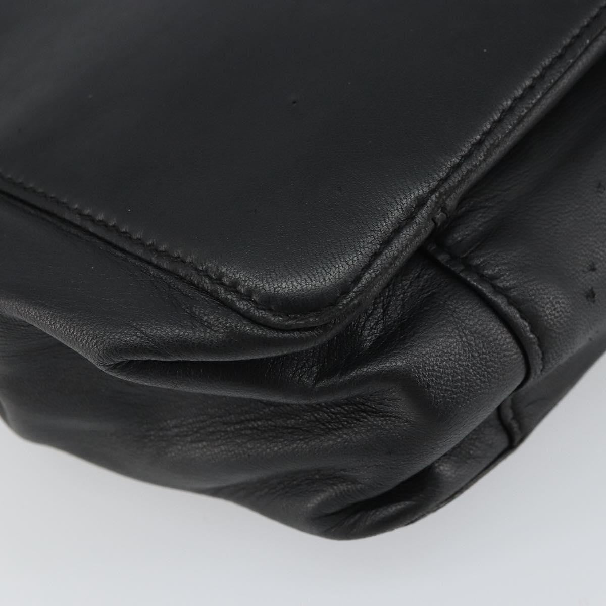 Loewe Vintage Handbag Leather, BLACK, LEATHER, Handbag