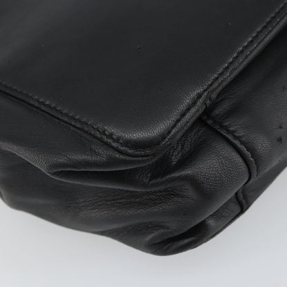 Loewe Vintage Handbag Leather, BLACK, LEATHER, Handbag