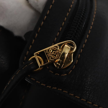 Loewe Anton Backpack Leather, Black, Leather, Backpack