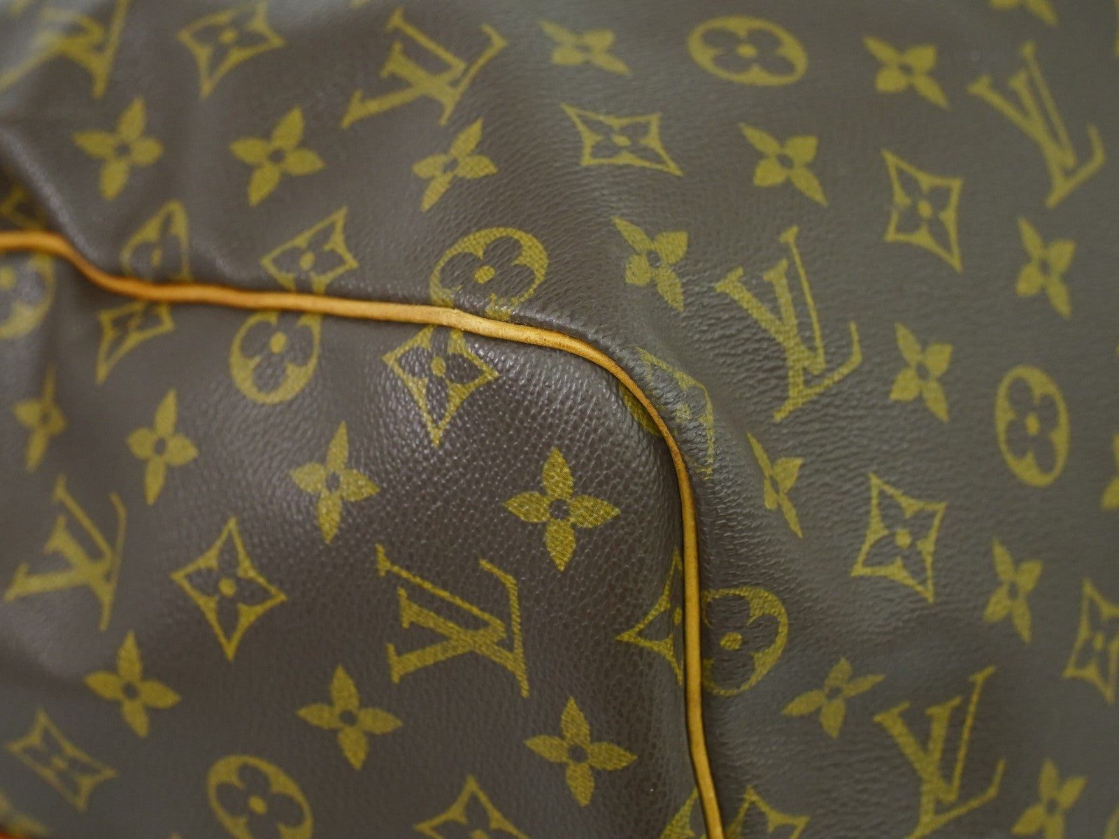 Louis Vuitton Keepall Bandouliere Bag Monogram Canvas, BROWN, CANVAS, Travel bag