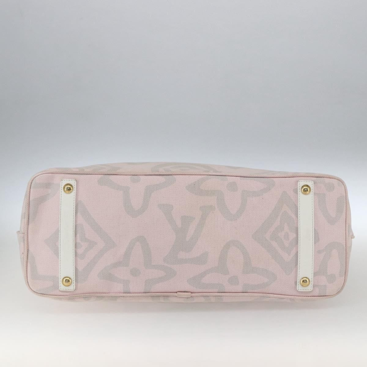 Louis Vuitton Tahitienne Cabas Canvas, PINK, CANVAS, Tote bag