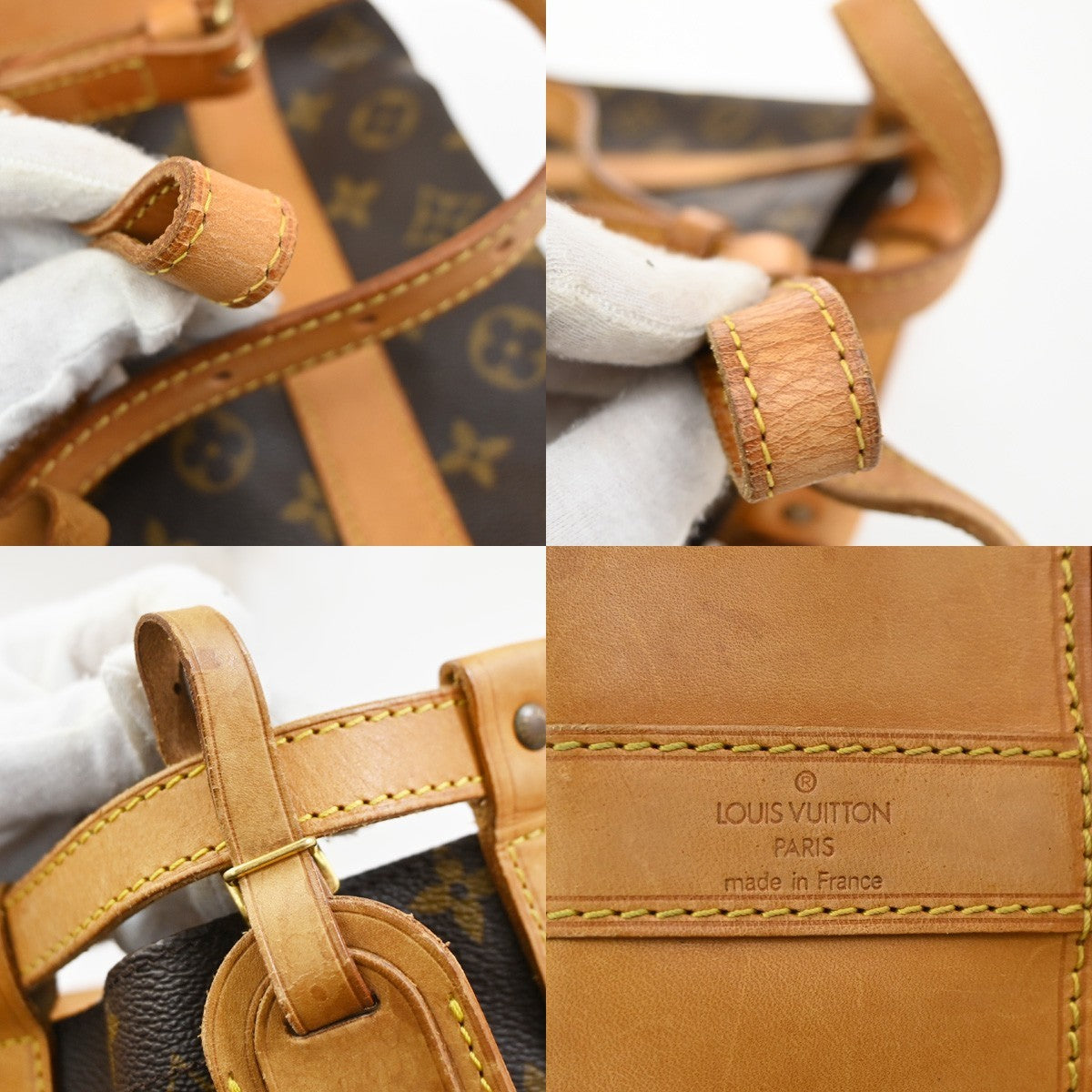 Louis Vuitton Randonnee Backpack Monogram Canvas, BROWN, CANVAS, Shoulder bag