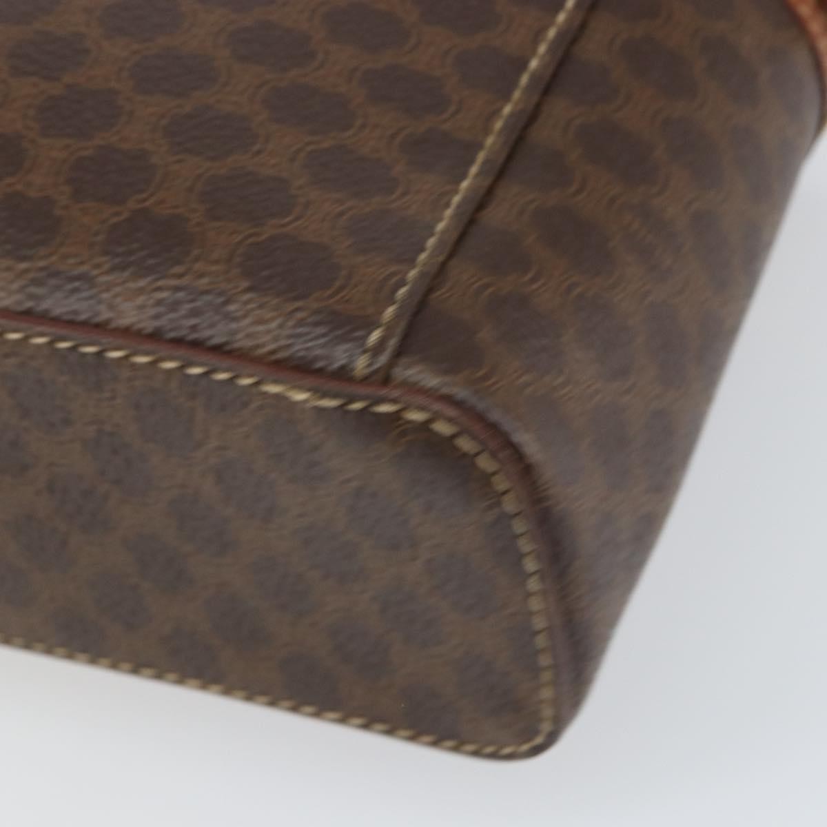 Celine Macadam Vanity Bag Canvas, BROWN, CANVAS, Clutche & pouche