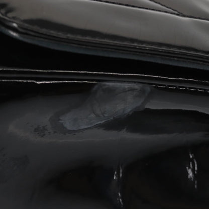 Chanel Vintage Diana Flap Bag Quilted Patent, BLACK, PATENT_LEATHER, Shoulder bag