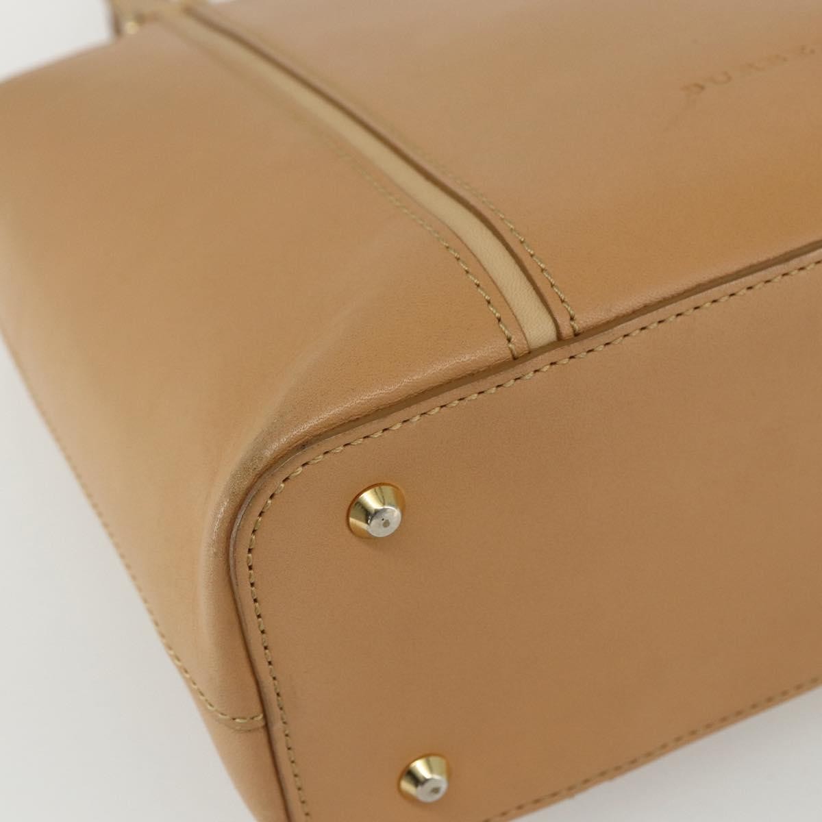 Burberry Vintage Handbag Leather, BEIGE, LEATHER, Handbag