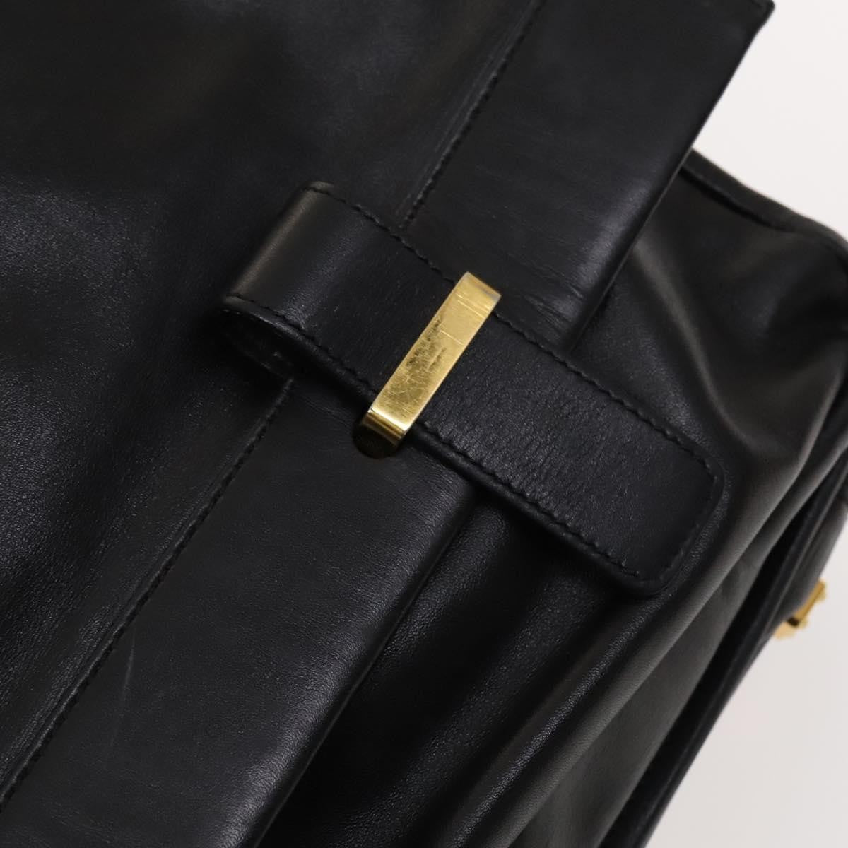 Loewe Anagram Business Leather, BLACK, LEATHER, Briefcase