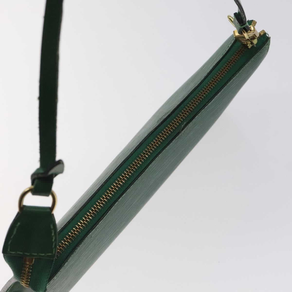 Louis Vuitton Petite Noe Handbag Monogram Canvas, GREEN, LEATHER, Clutche & pouche