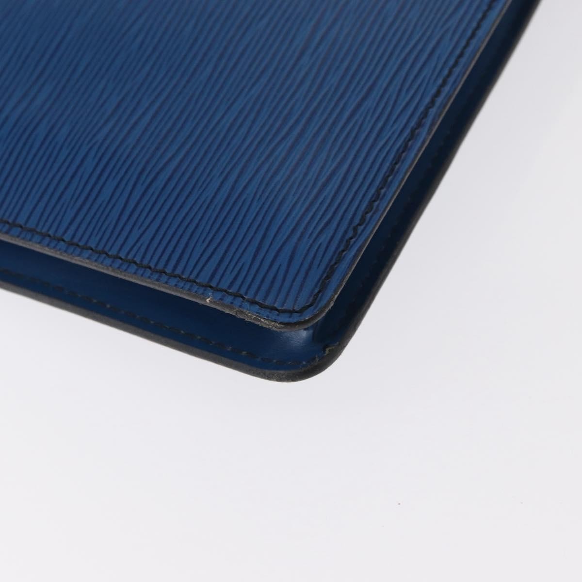 Louis Vuitton Porte-Documents Senateur Bag Epi Leather, BLUE, LEATHER, Clutche & pouche
