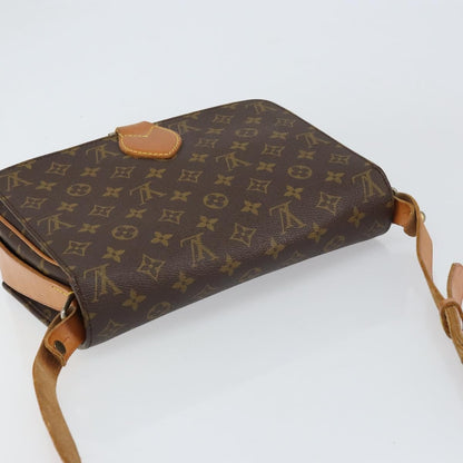 Louis Vuitton Cartouchiere Handbag Monogram Canvas, BROWN, CANVAS, Shoulder bag