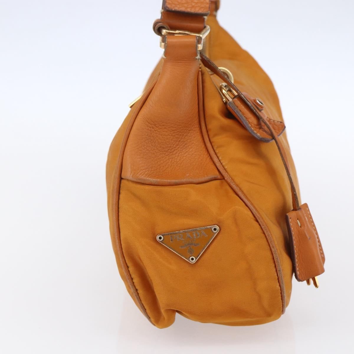 Prada Vintage Shoulder Bag Tessuto, ORANGE, NYLON, Shoulder bag
