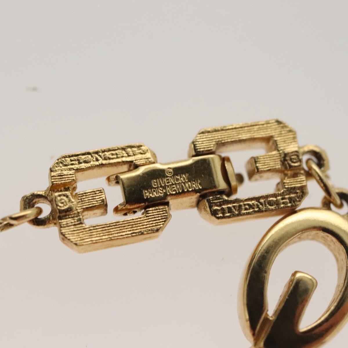 Givenchy Logo G Necklace Gold Plated, GOLD, METAL, Necklace