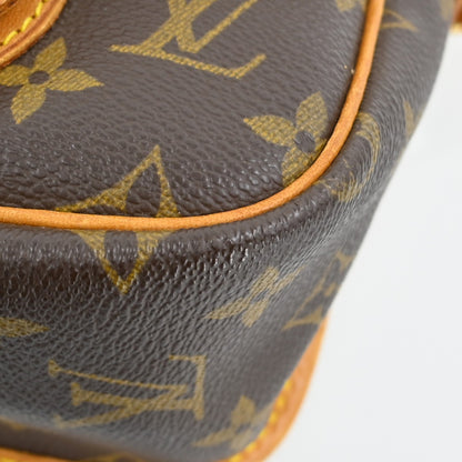 Louis Vuitton Sac Gibeciere Messenger Bag Monogram Canvas, Brown, Canvas, Shoulder Bag