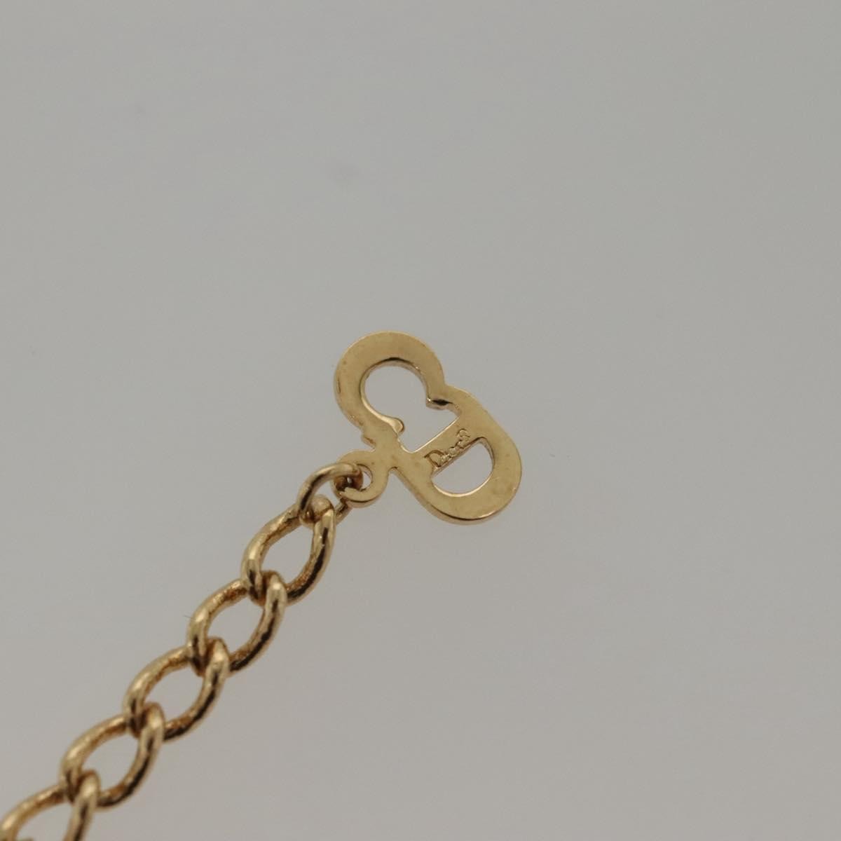 Christian Dior CD Pendant Necklace Gold-plated, GOLD, METAL, Necklace