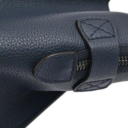 Celine Luggage Bag Grainy Leather, Navy, Leather, Handbag