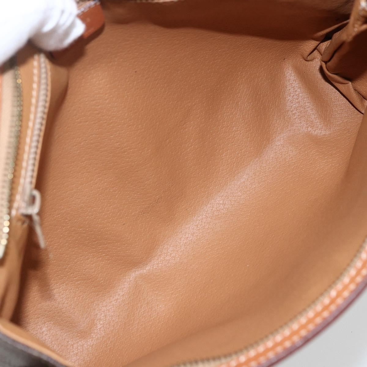 Celine Macadam Pochette Canvas, BROWN, PVC, Clutche & pouche