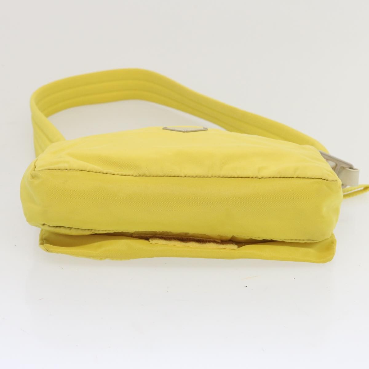 Prada Vintage Shoulder Bag Tessuto, Yellow, Nylon, Shoulder Bag