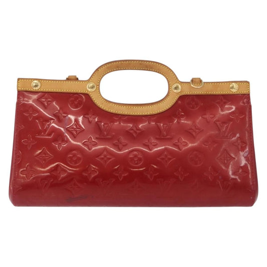 Louis Vuitton Roxbury Drive Handbag Monogram Vernis, RED, PATENT_LEATHER, Handbag