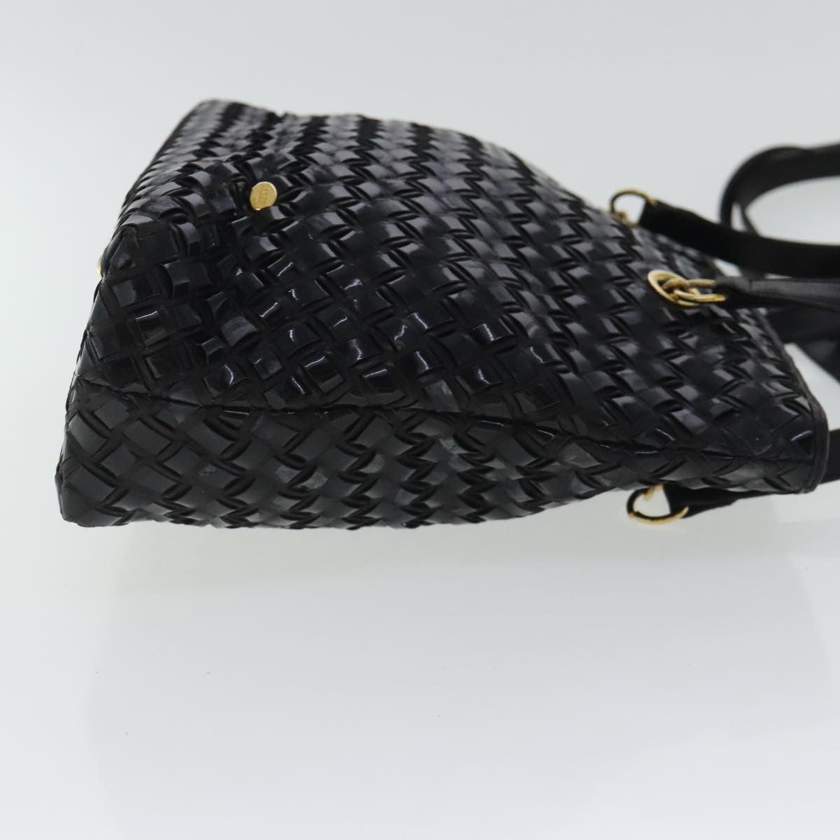 Bally Vintage Shoulder Bag Patent leather, Black, Patent Leather, Crossbody Bag