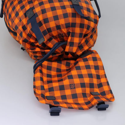 Louis Vuitton Aventure Backpack Damier Nylon, Orange, Nylon, Backpack