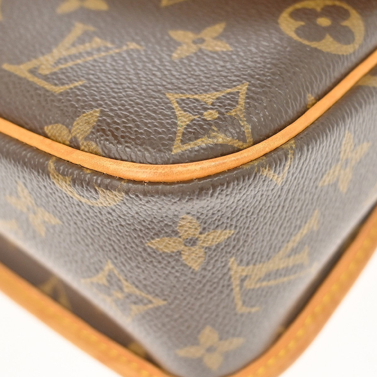 Louis Vuitton Sologne Handbag Monogram Canvas, Brown, Canvas, Shoulder Bag