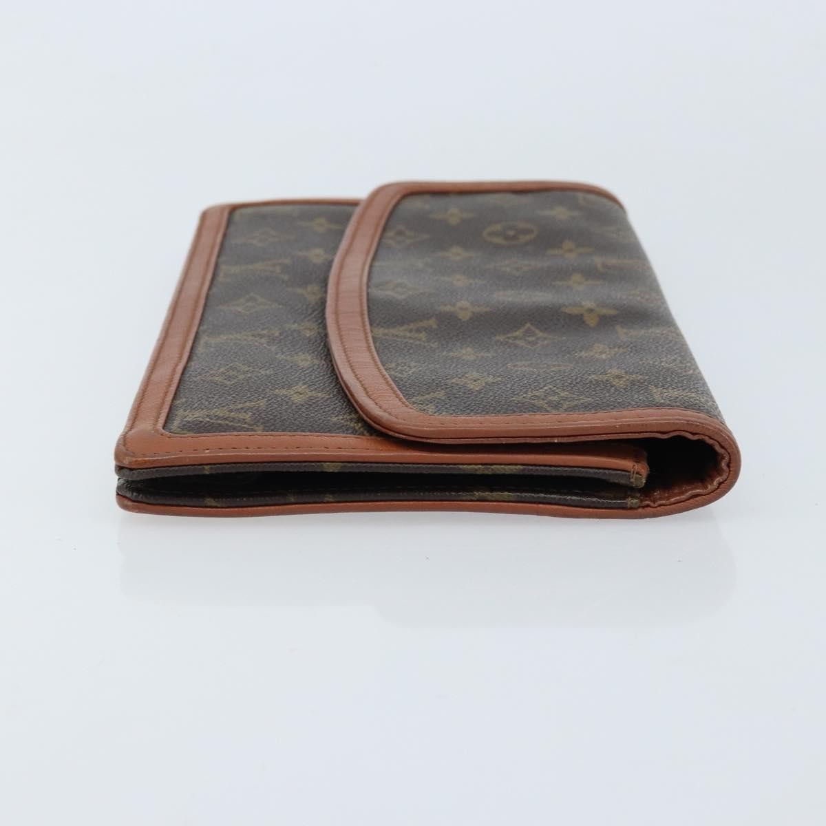 Louis Vuitton Dame Pochette Monogram Canvas, BROWN, CANVAS, Clutche & pouche