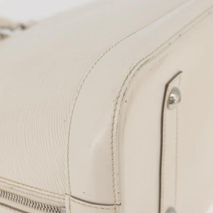 Louis Vuitton Alma Handbag Epi Leather, White, Leather, Handbag