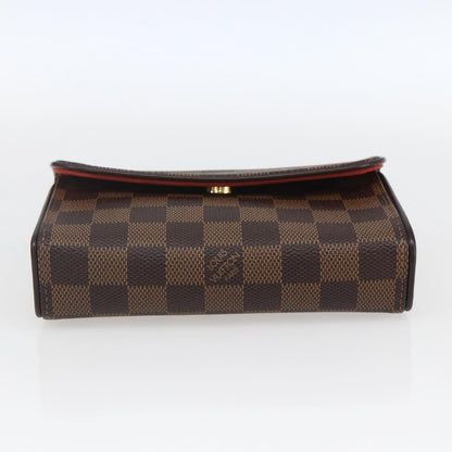 Louis Vuitton Florentine Waist Bag Damier Canvas, Brown, Canvas, Clutch