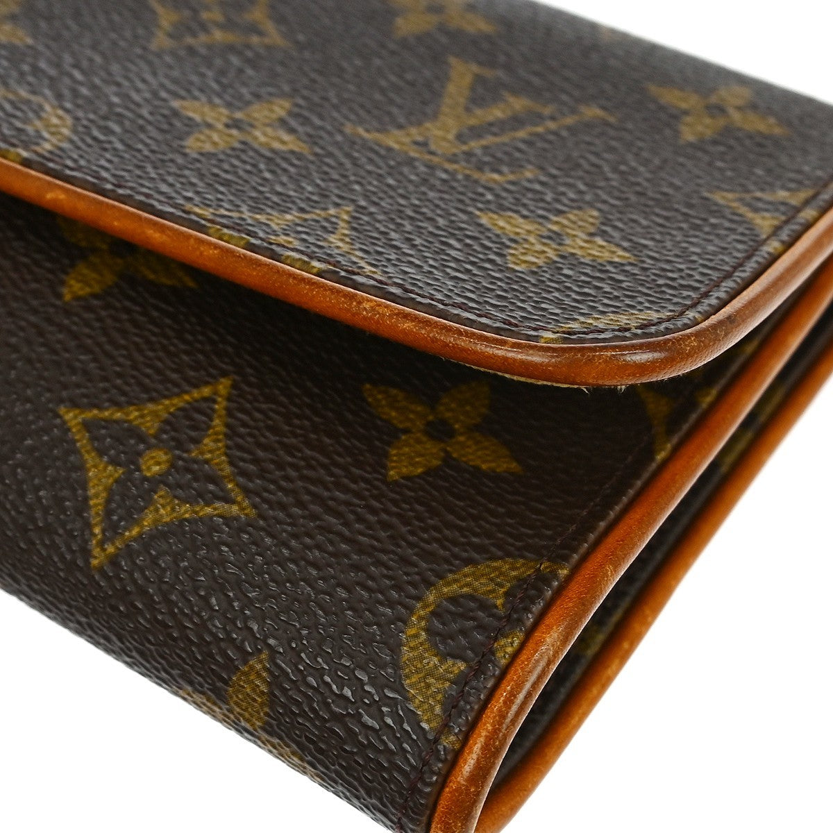 Louis Vuitton Twin Handbag Monogram Canvas, BROWN, CANVAS, Clutche & pouche